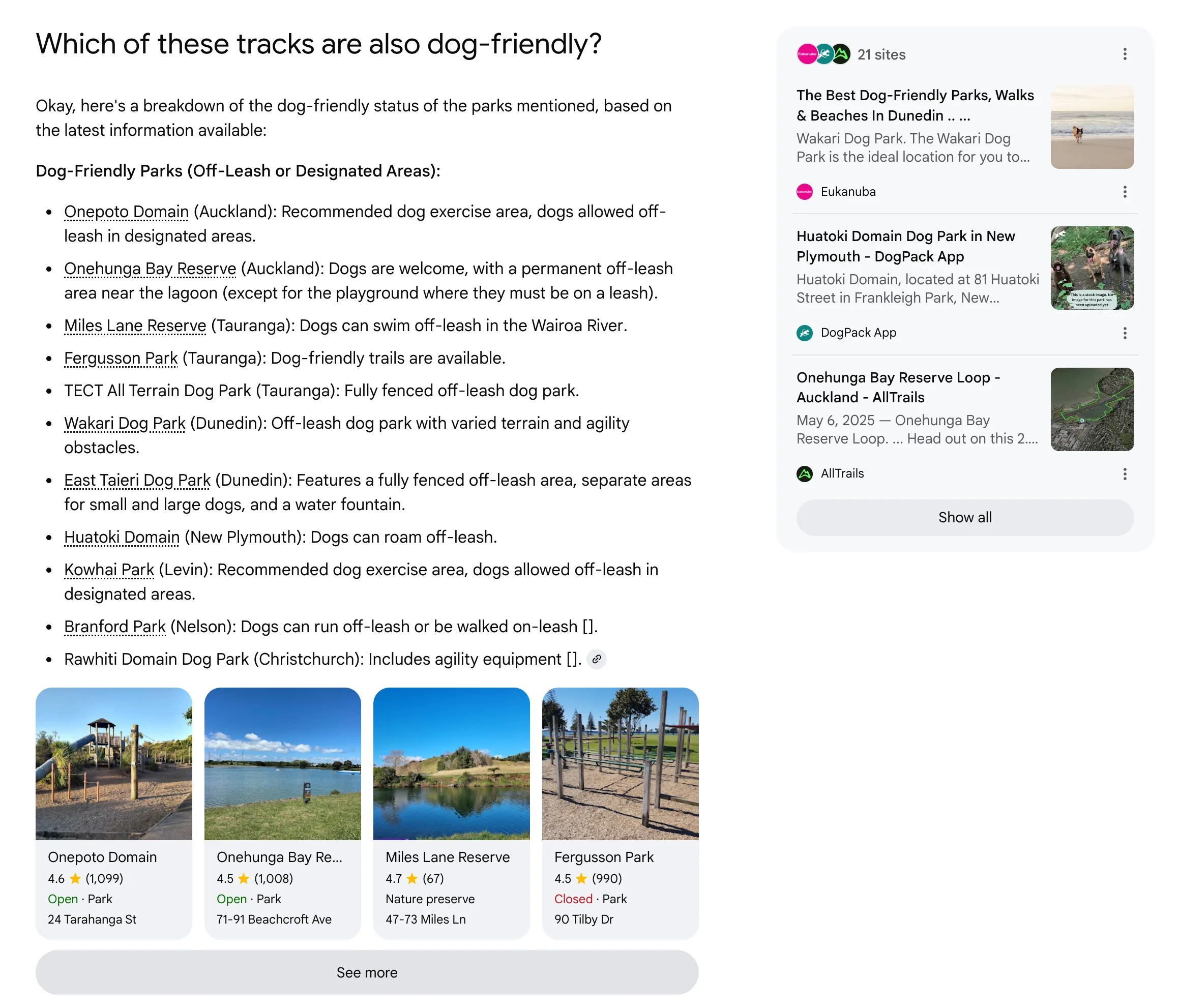 Follow up question for Google AI Mode